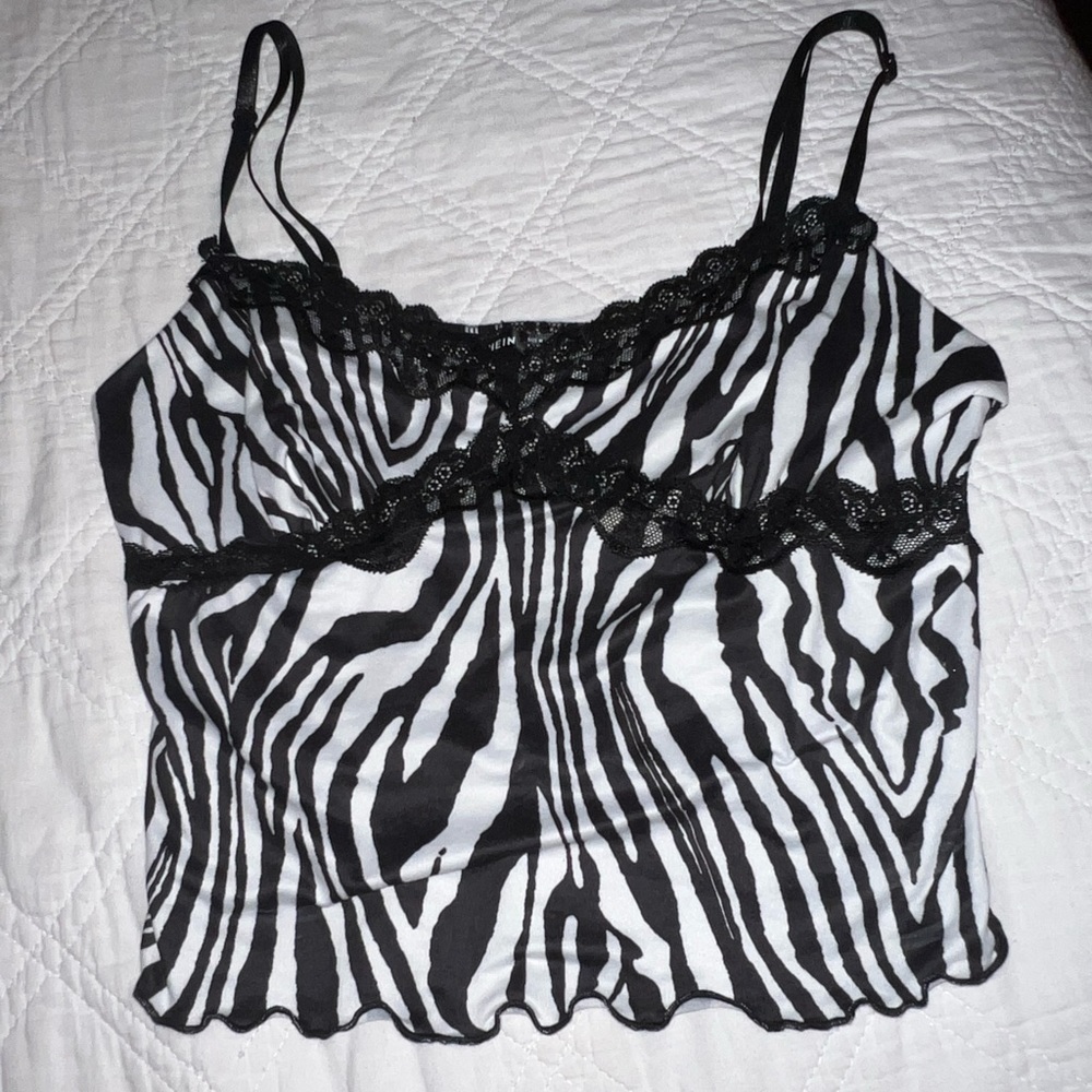 zebra print top